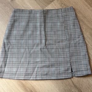 Pink Lily plaid skirt
